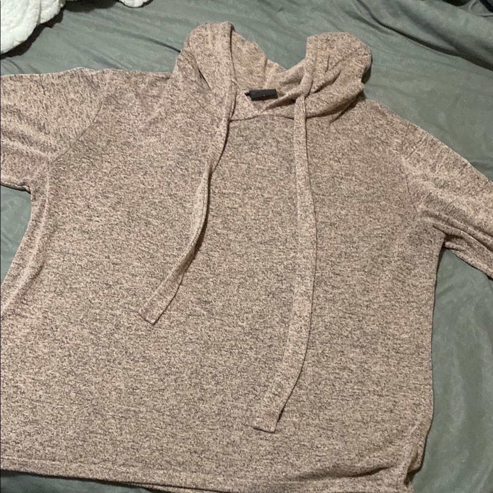 Sheila Rose Pink Heathered Shirt Hoodie